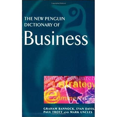 the new penguin dictionary of business penguin reference Reader