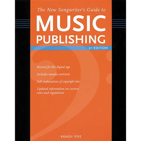 the new songwriters guide to music publishing 3rd edition Epub
