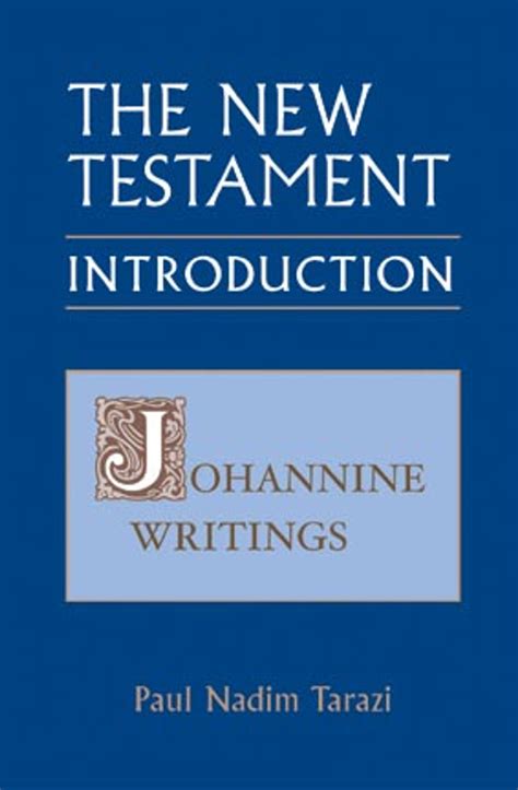 the new testament an introduction johannine writings Kindle Editon