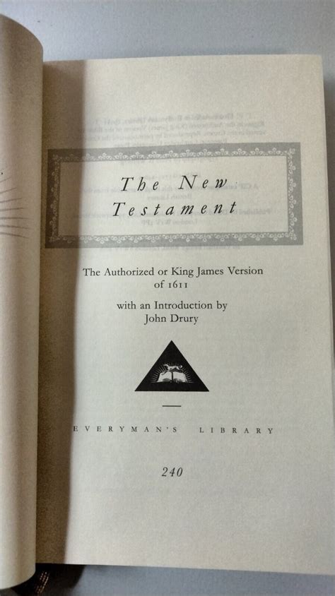 the new testament the king james version everymans library Epub