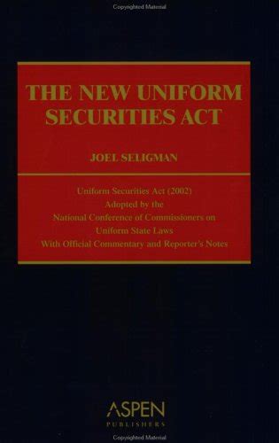 the new uniform securities act the new uniform securities act PDF