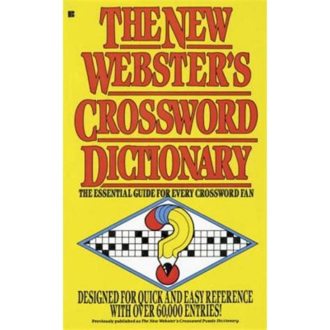 the new websters crossword dictionary Reader