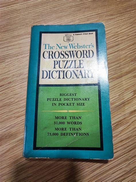 the new websters crossword dictionary Reader