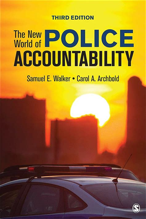 the new world of police accountability PDF