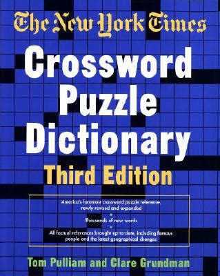 the new york times crossword puzzle dictionary Doc