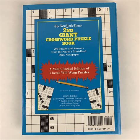 the new york times giant crossword puzzle book PDF