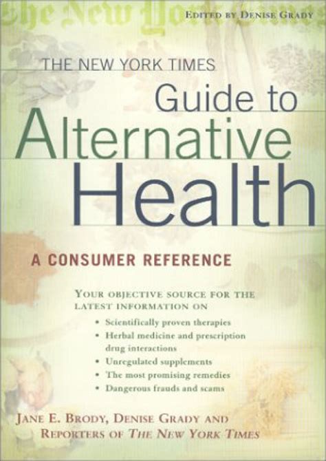 the new york times guide to alternative health Reader