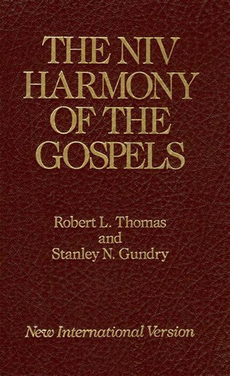 the niv harmony of the gospels Kindle Editon