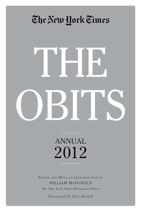 the obits the new york times annual 2012 Doc