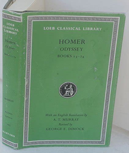 the odyssey books 13 24 loeb classical library no 105 Reader
