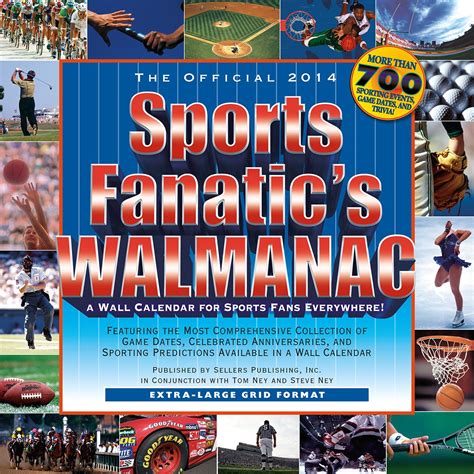 the official 2014 sports fanatics walmanac 2014 wall calendar Doc