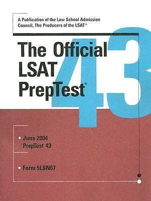 the official lsat preptest number 43 official lsat preptest Epub