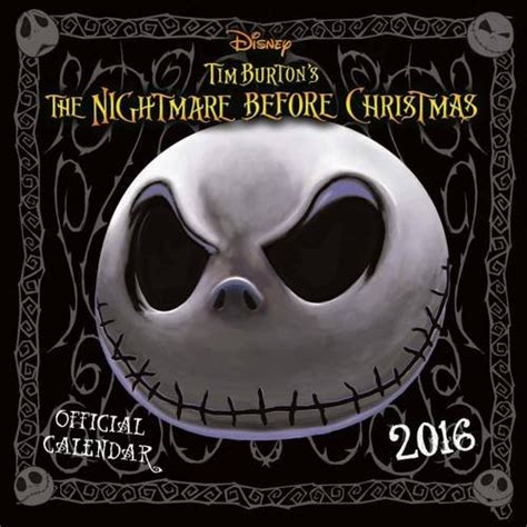 the official nightmare before christmas 2016 square calendar Kindle Editon