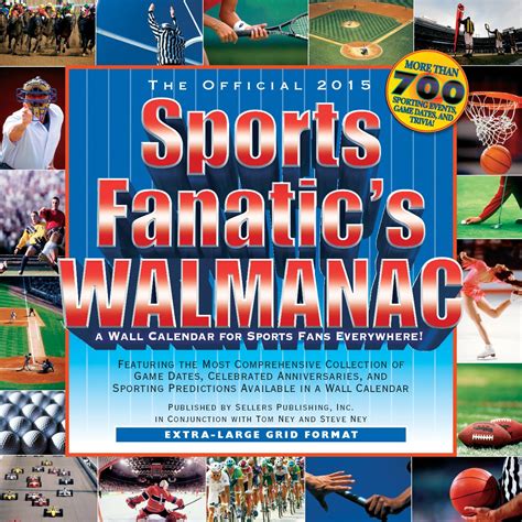 the official sports fanatics walmanac 2015 wall calendar Kindle Editon