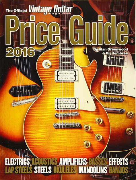 the official vintage guitar magazine price guide 2016 Kindle Editon