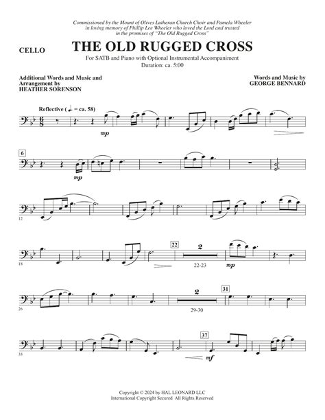 the old rugged cross music for cello pdf Ebook Epub