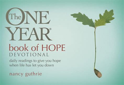 the one year book of hope one year books Doc