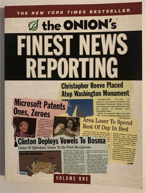 the onions finest news reporting volume 1 vol 1 Epub