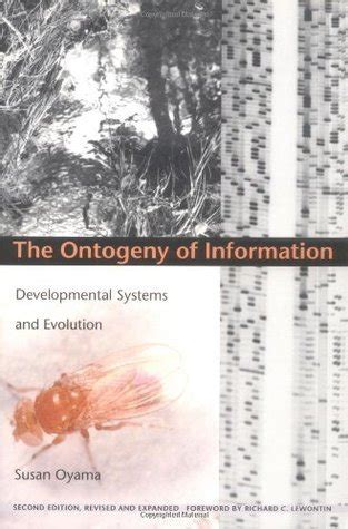 the ontogeny of information developmental systems and evolution Doc