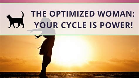 the optimized woman if you want to get ahead get a cycle Doc
