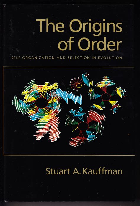 the origins of order self organization and selection in evolution Epub