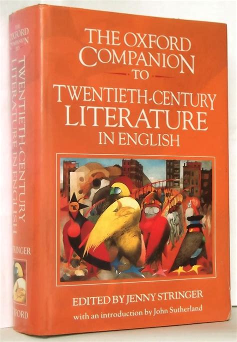 the oxford companion to twentieth century literature in english PDF