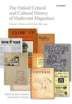 the oxford critical and cultural history of modernist magazines pdf Epub