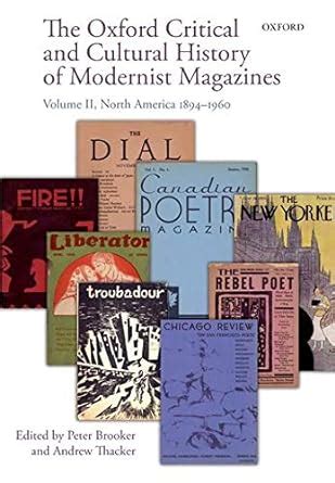 the oxford critical and cultural history of modernist magazines pdf Ebook Kindle Editon