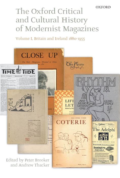 the oxford critical and cultural history of modernist magazines pdf Ebook Kindle Editon