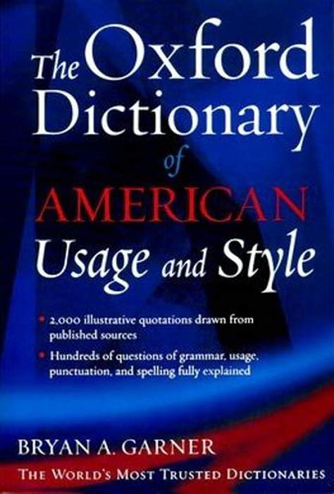 the oxford dictionary of american usage and style Kindle Editon