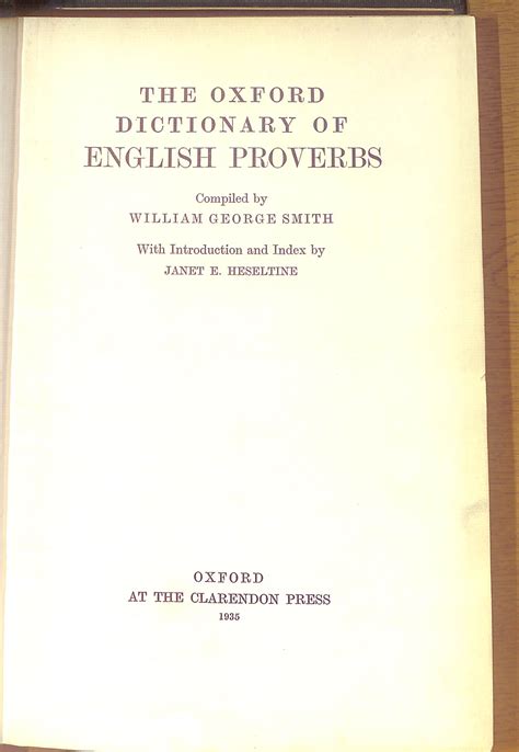 the oxford dictionary of english proverbs Kindle Editon