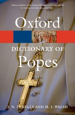 the oxford dictionary of popes oxford quick reference Doc