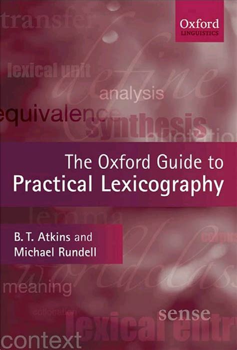 the oxford guide to practical lexicography the oxford guide to practical lexicography PDF