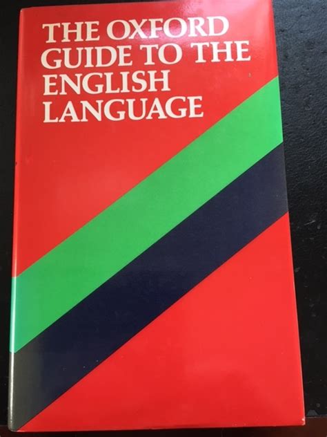 the oxford guide to the english language Kindle Editon