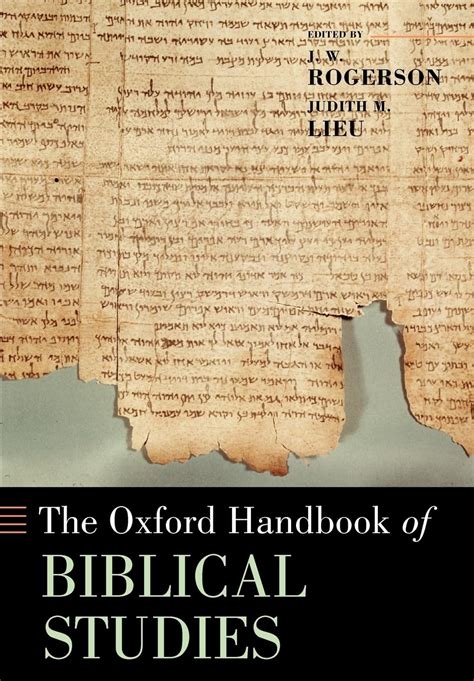 the oxford handbook of biblical studies oxford handbooks Doc