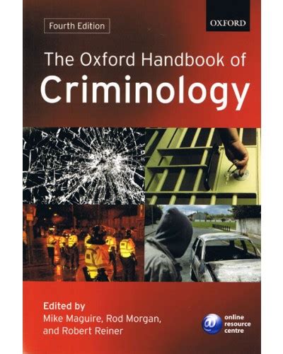 the oxford handbook of criminology 4th edition PDF