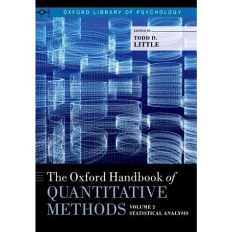 the oxford handbook of quantitative methods twovolume set PDF