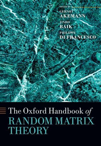 the oxford handbook of random matrix Kindle Editon