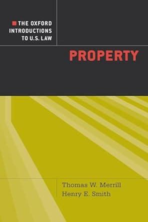 the oxford introductions to u s law property Doc