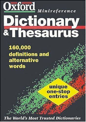 the oxford minireference dictionary and thesaurus Doc