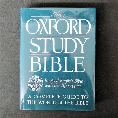 the oxford study bible revised english bible with the apocrypha Doc