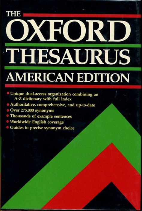 the oxford thesaurus american edition Reader