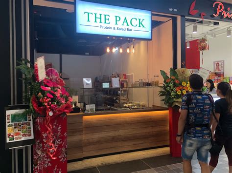 the pack protein and salad bar