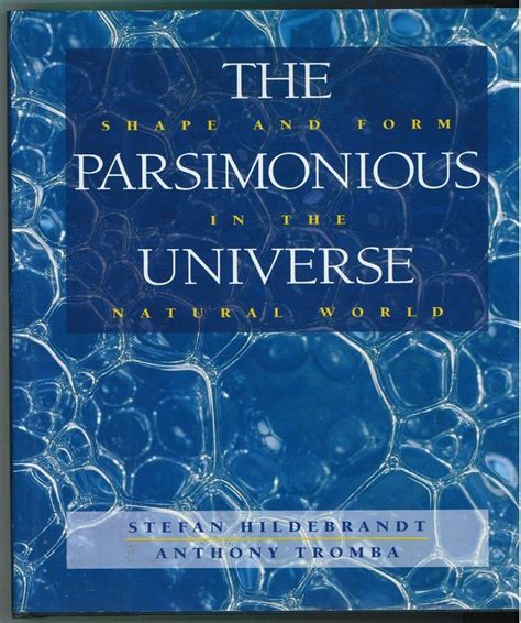 the parsimonious universe shape and form in the natural world Epub