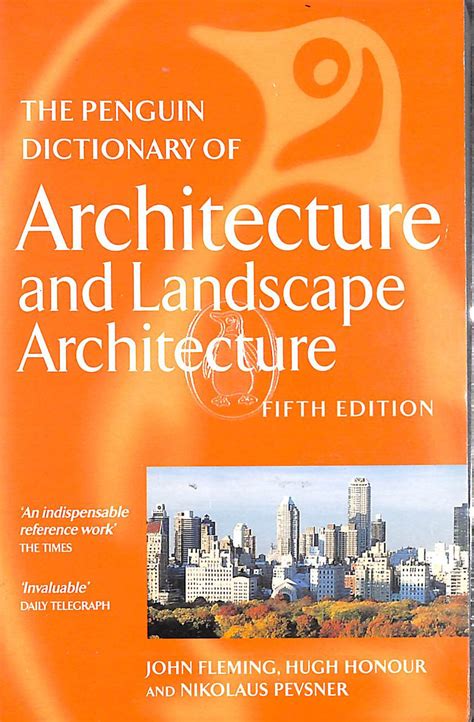 the penguin dictionary architecture landscape Kindle Editon