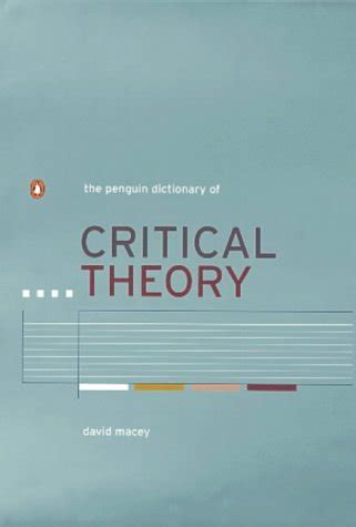 the penguin dictionary of critical theory penguin reference books Epub