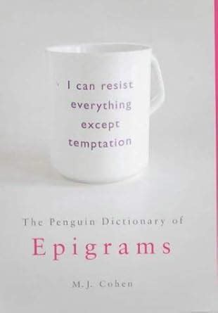 the penguin dictionary of epigrams penguin reference books Reader