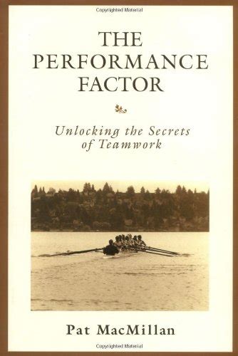 the performance factor unlocking the secrets of teamwork PDF