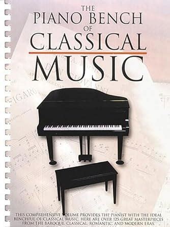 the piano bench of classical music piano collections Epub