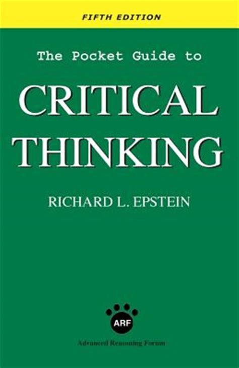 the pocket guide to critical thinking PDF